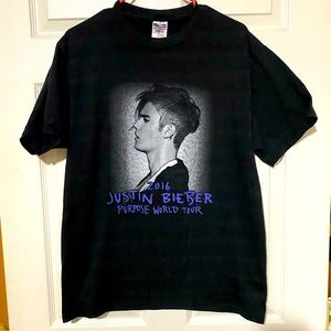 Justin Bieber 2016 Tour Tee Large